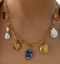 Vintage Charm Pearl Statement Necklace