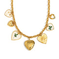 Lucky Hearts Charm Necklace